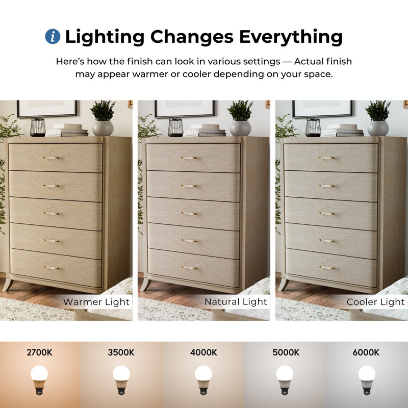 Stanger 5-Drawer Wood Chest