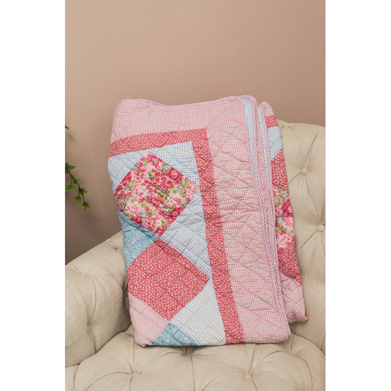 Welden Patchwork Bedspread, 155 x 180cm Bedspread