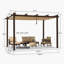 Pergola en aluminium mauve avec auvent-96127693-80546449