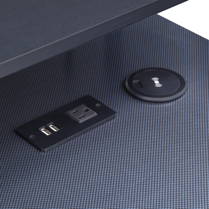 Metal Base Computer Desk