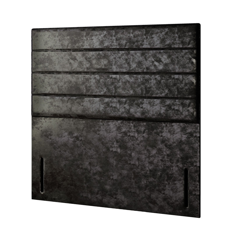 Brand Upholstered Headboard, Double (4'6), Black