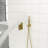 Dual Shower In Gold Finish - 10 Inch Square Wall Mounted With Valve And Handheld Showerhead Rainfall Showers For A Soothing Bath-121320229