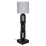 Alcatraz 69'' Matte Black Novelty Floor Lamp