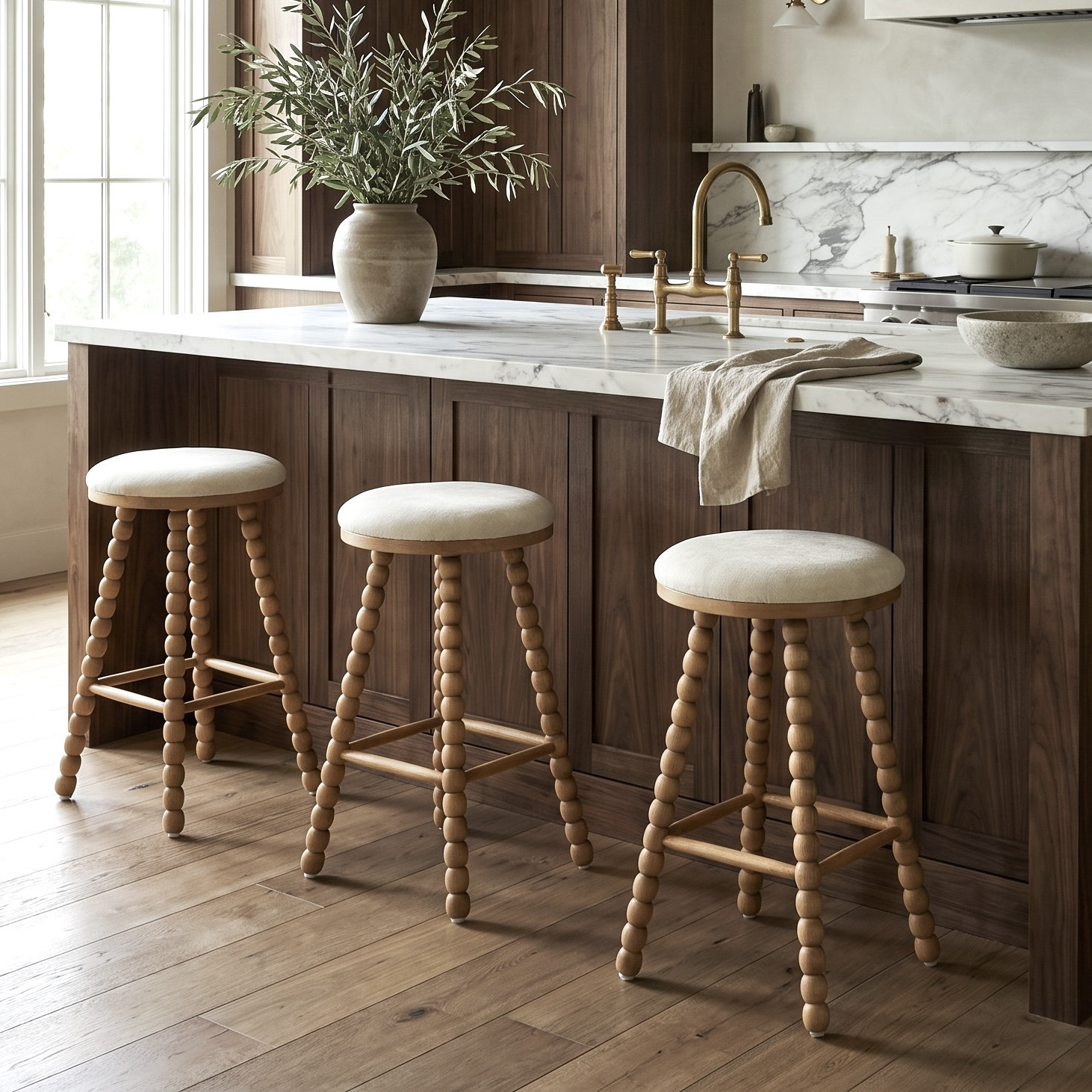 Bramhall 26" Upholstered Counter Stool
