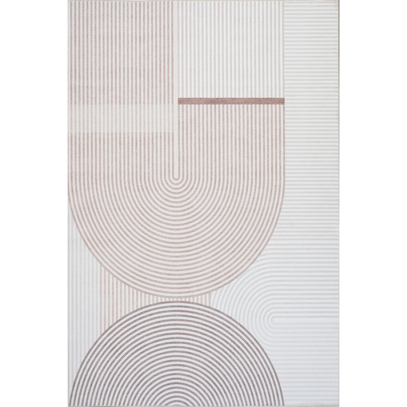 Tapis lavable Ketter Circles 5 x 7