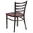 Kendall Clear Coated Ladder Back Metal Restaurant Chair-94568939-23170962