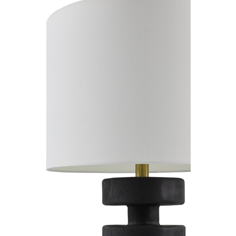 Saro Table Lamp, Black