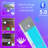 Lepotec 2Pcs 10Inch Rgb Smart Led Night Lights,Wireless 8colors App Remote Control Wall Light