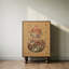 Armoire décorative cinq tiroirs