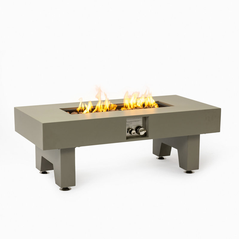 Table de foyer en fer 42 "