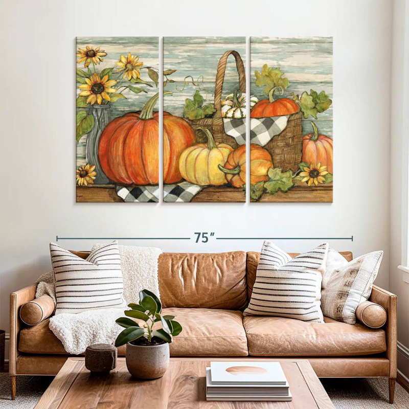 Yarlin Fall Harvest, 42" H x 65" W