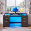 Computer Desk with Built-In Electrical Outlet-1977292034