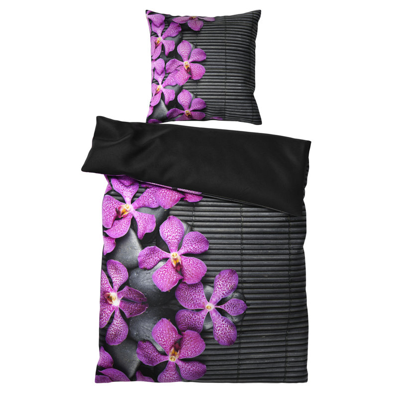 Cotton Floral Duvet Cover Set with Pillowcases Included