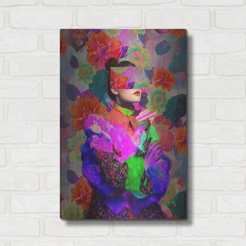  «Neon Pop 2» par Ann Klee, art mural en métal, 12 po x 16 po, H 24 po x l 16 po
