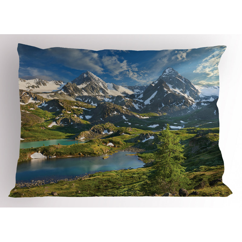 Mountain Polyester Sham Set, Twin