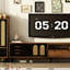 Meuble télé pratique de style rétro-107264737