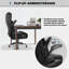 Grande et grande chaise de bureau avec accoudoirs rabattables-1385850363