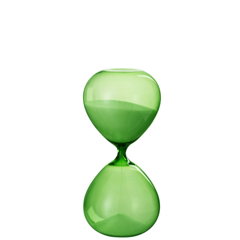 Annie Glass Hourglass Decorative Object