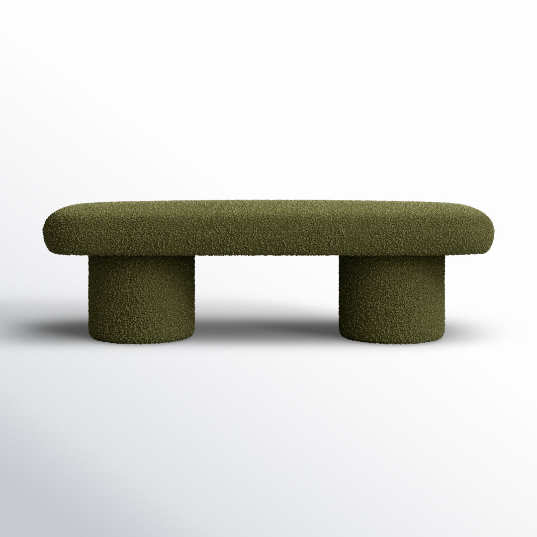 Anston 56" Boucle Bench AllModern Upholstery 