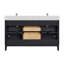 Meuble-lavabo double sur pied 60 po Langosta-1824021985