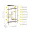Rolph 182.9cm H x 101.6cm W Standard Bookcase