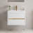 Wall-Mounted Bathroom Vanity - Sink, Floating Storage Cabinet, Stone Resin Countertop, Soft Close Drawers-1592835728-1592835729