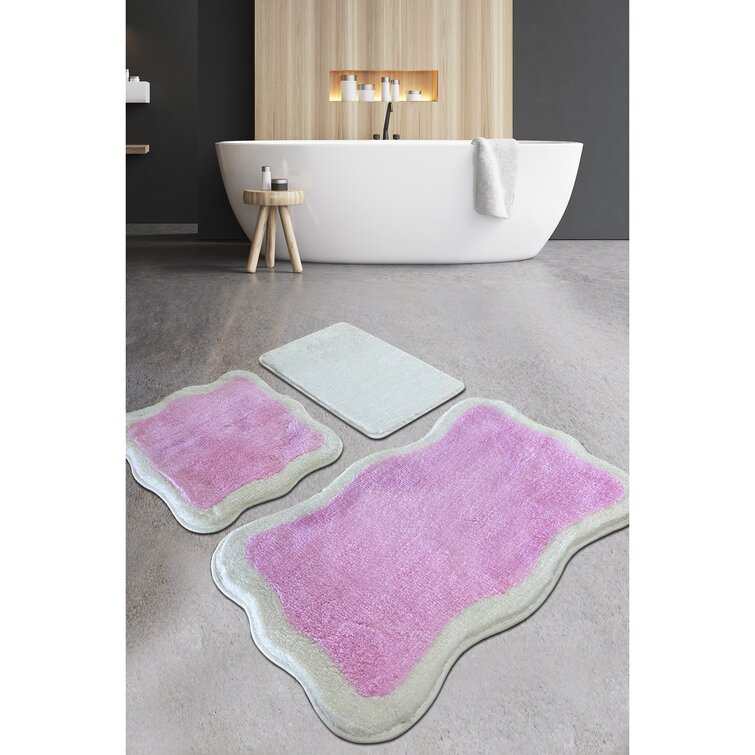 Kessy Bath Rug with Non-Slip Backing