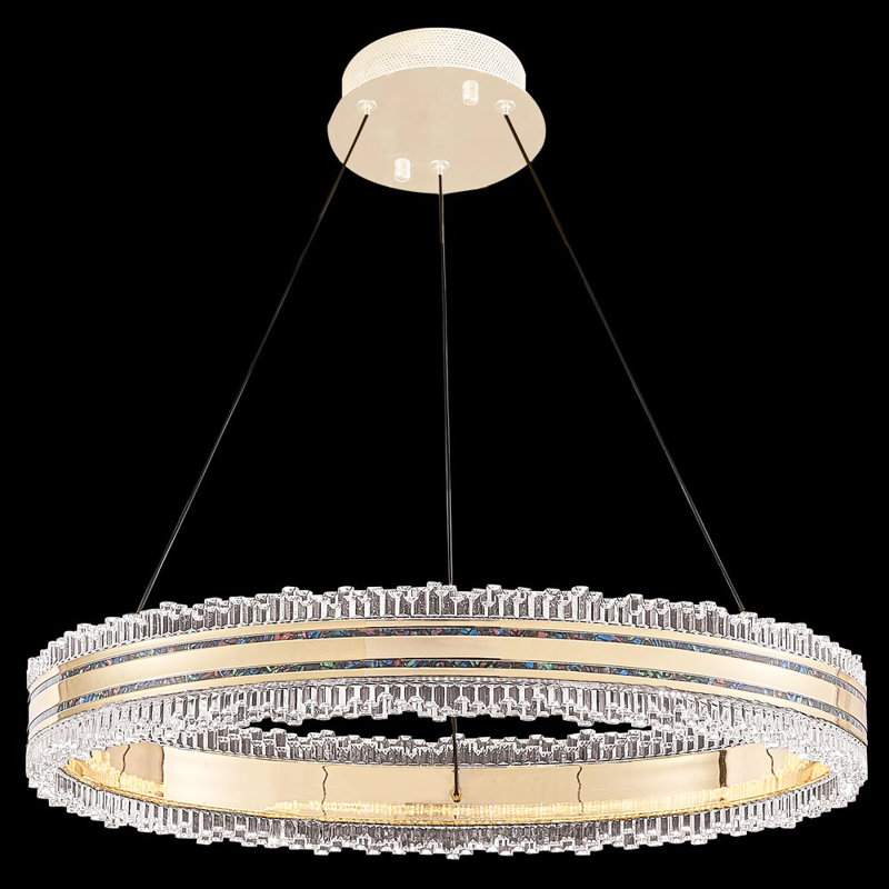 Pearl 1 - Light Chandelier, Rose Gold/Pearl