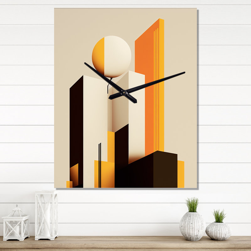 Reality Of Essential Shapes VI - Horloges murales minimalistes, Moyen