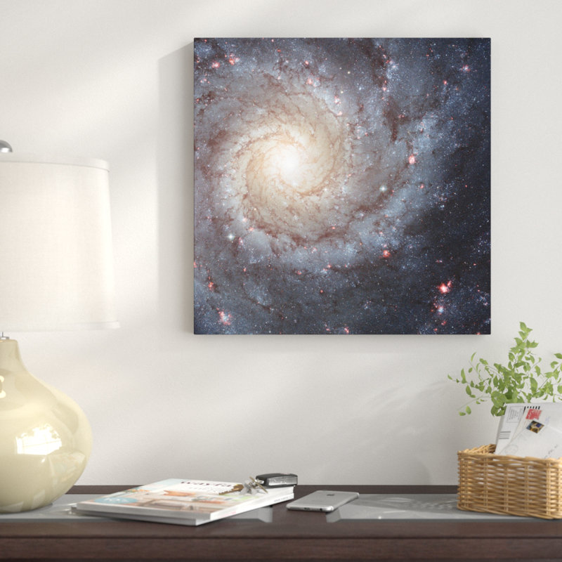 « radiateing hydrogène clouds, messier 74 (the phantom galaxy) », impression sur toile, H 26 po x l 26 po x P 1,5 po