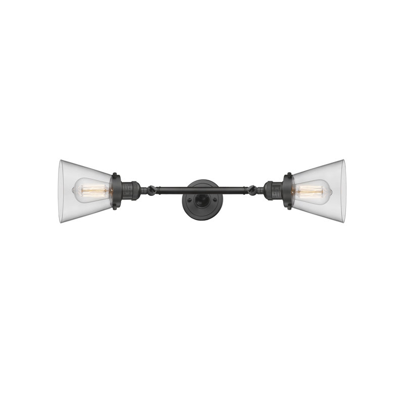 Lattimer 2 - Light Dimmable Vanity Light, LED, Oil Rubbed Bronze, Smoked
