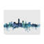 « cleveland ohio blue blue horizon », reproduction d’impression sur toile tendue-315441029