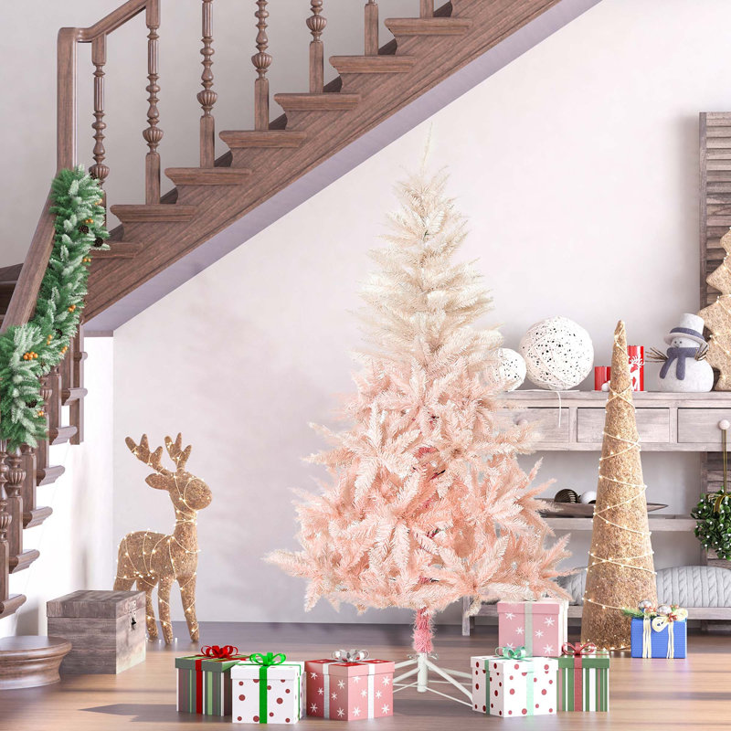  Arbre de Noël artificiel épinette non éclairé avec branches réalistes, H 6 pi