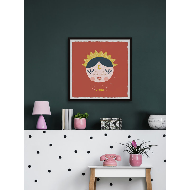 Virgo - Single Picture Frame Print, 30cm H x 30cm W