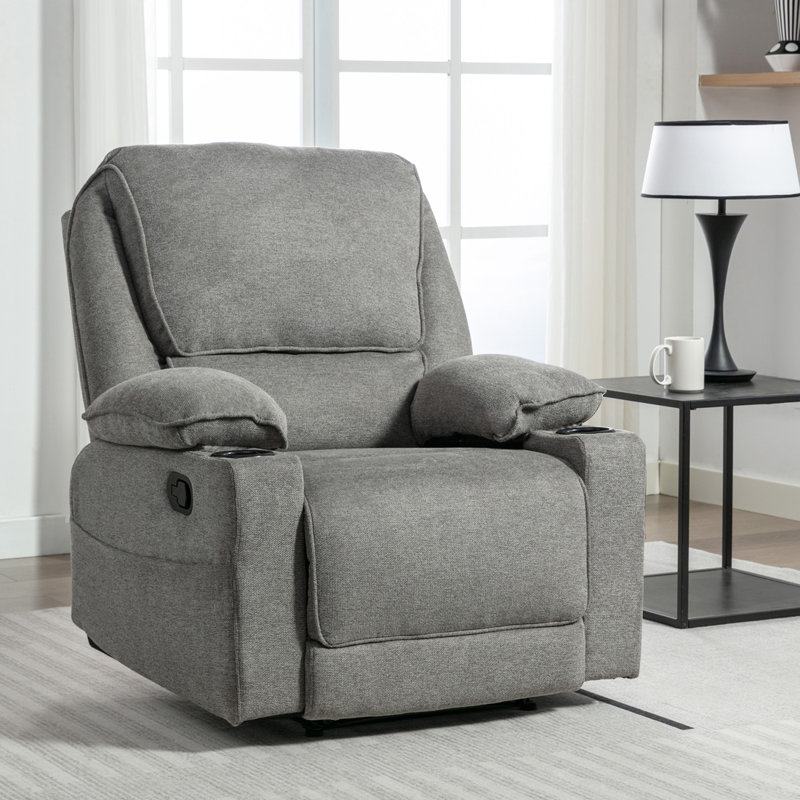 Sydney Latch Recliner Sofa, Grey