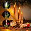 4 pièces 5 bras porte-chandelier en acrylique transparent candélabre pour décoration de fête de mariage (22 pouces)-564404181