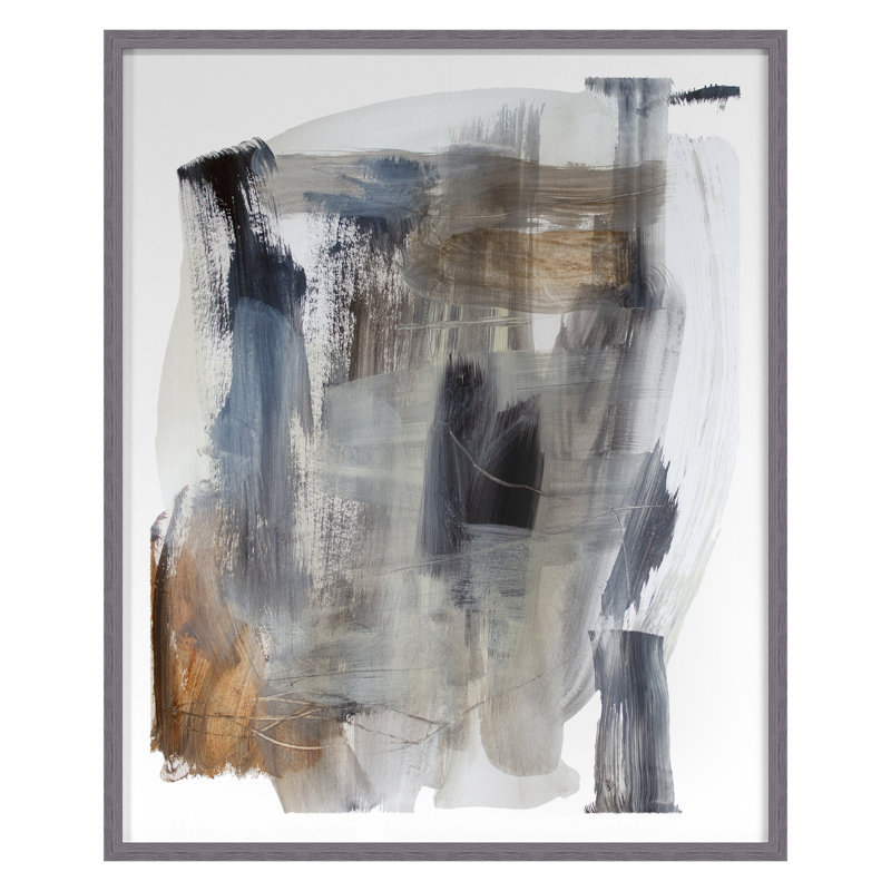 «Leather Bound» par Hope Bainbridge - impression d'un seul cadre photo sur papier, Encadré gris, H 45 po x l 37 po