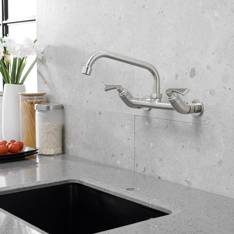 VIBRANTBATH 1 Kitchen Faucet, Brushed Nickel