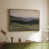 Toile avec cadre flottant or