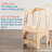 ECR4Kids Chef's Helper Kitchen Tower, Step Stool-108190417