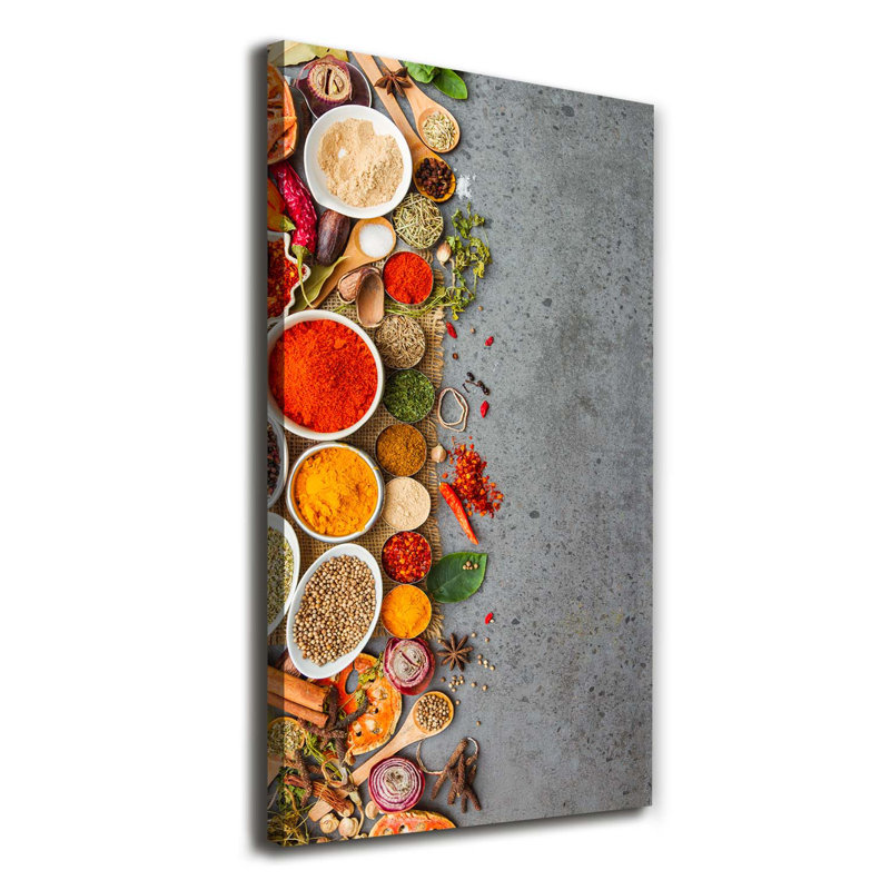 Colourful Spices - Wrapped Canvas Print