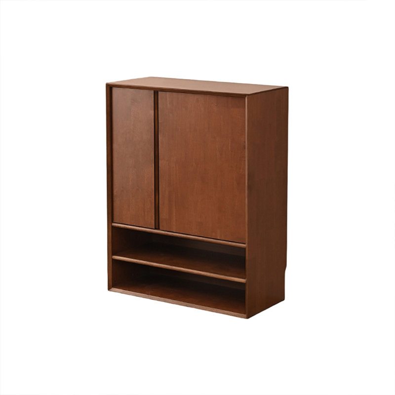 Modern Brown Solid Wood Shoe Storage
