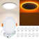 6in Colour Adjustable LED Recessed Downlight with Night Light 6 Pack
