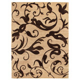 Metro-Velvet Floral Area Rug