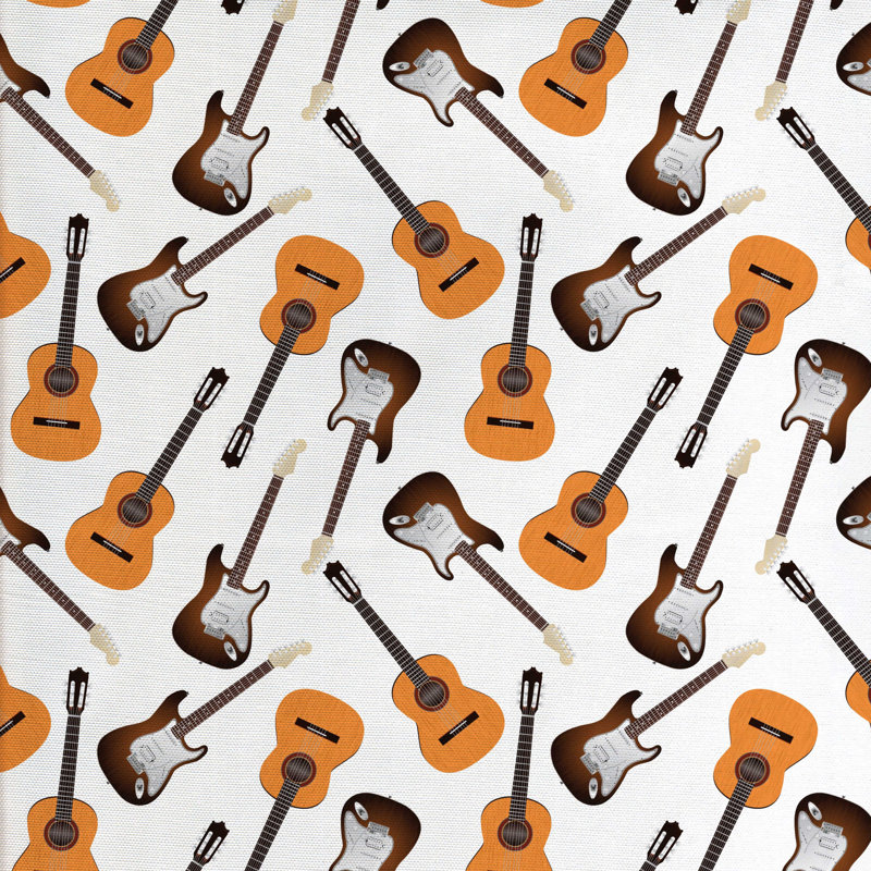 Tissu de guitare, l 58 po x L 72 po