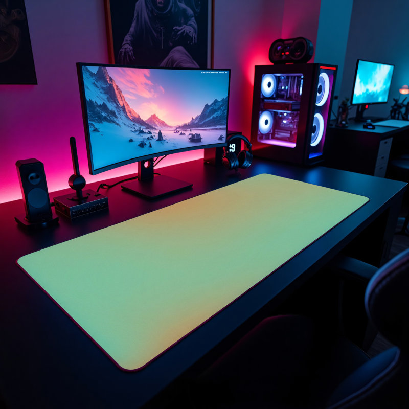 Polyester Desk Pad, 31.5x15.5