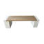 Banc en Eucalyptus et composite Lochland-689709642
