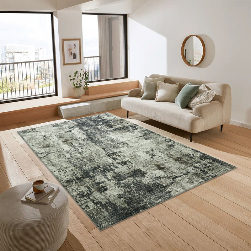 Oriental Machine Tufted Shag Area Rug, Rectangle 200 x 290 cm