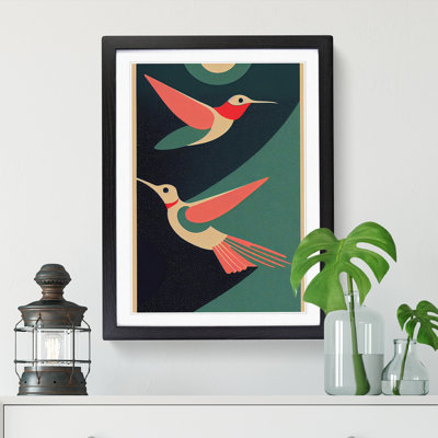 Siratro Hummingbird Abstract Vol.3 - Picture Frame Print
