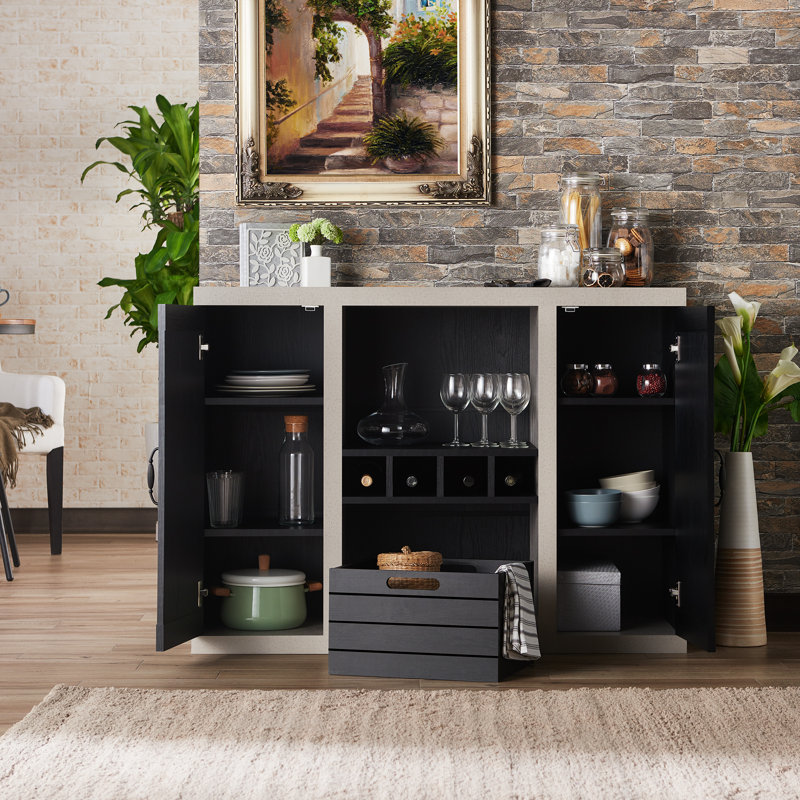 Heffernan 120cm Sideboard, Black